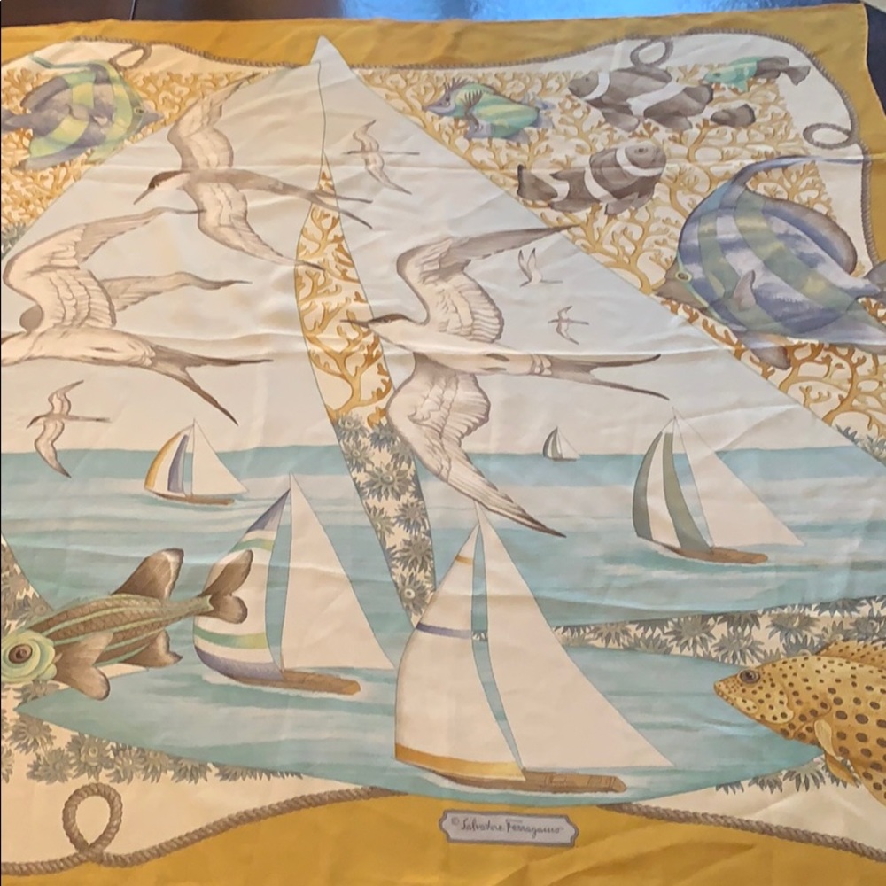 Salvatore Ferragamo Silk Scarf
